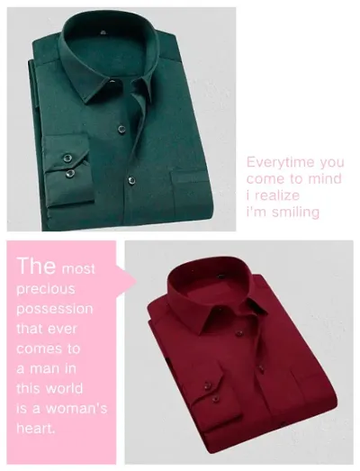 Premium Shirts With 1 Pocket Pack Of 2 Shirts