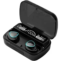 M10 TWS Bluetooth Earbuds Wireless Earbuds (Black, True Wireless) Bluetooth Headset  (Black, True Wireless)-thumb1