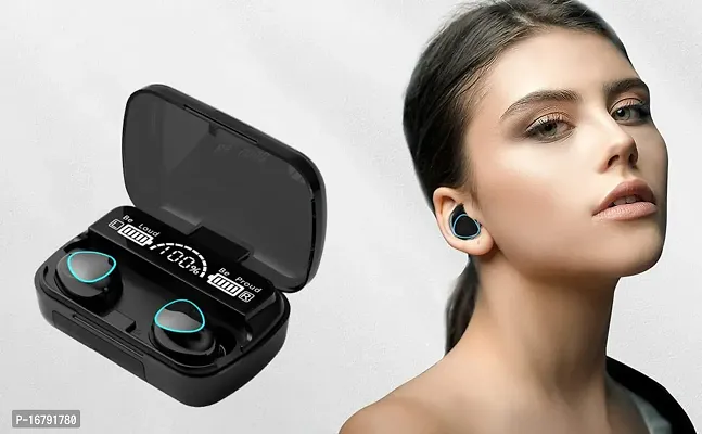 M10 TWS Bluetooth Earbuds Wireless Earbuds (Black, True Wireless) Bluetooth Headset  (Black, True Wireless)-thumb5