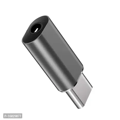 One Plus Type C to 3.5 mm Jack Audio Connector, Headphones Jack Converter Audio Adapter for OnePlus Devices-thumb0