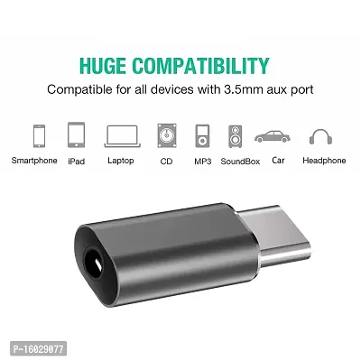 One Plus Type C to 3.5 mm Jack Audio Connector, Headphones Jack Converter Audio Adapter for OnePlus Devices-thumb4
