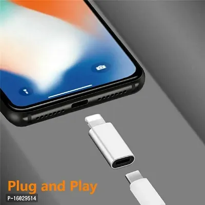 Type C Female to Lightning Male Adapter, Compatible with All iOS Devices (iOS 13 or Above)-thumb3