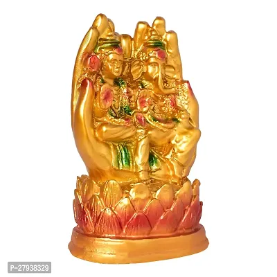 Shiv Lakshmi  Ganesh Sitting On Hand||Laxmi ji Murti||Ganesh ji Murti||Idols For Home and Temple- 17CM Polyresin