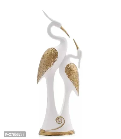 Shiv Kissing Swan pair statue for home deacute;cor showpiece||beautiful gift- Decorative Showpiece - 35 cm (Polyresin)-thumb0