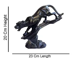 Black Panther Statue for Office Decor Gift item- Decorative Showpiece - 20 cm (Polyresin)-thumb1