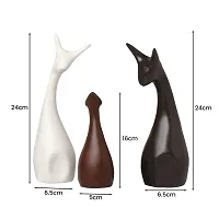 Trendy Polyresin Deer Family Figures Showpiece-thumb2