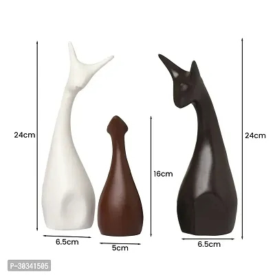 Trendy Polyresin Deer Family Figures Showpiece-thumb3