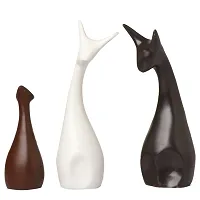 Trendy Polyresin Deer Family Figures Showpiece-thumb3