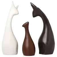 Trendy Polyresin Deer Family Figures Showpiece-thumb4