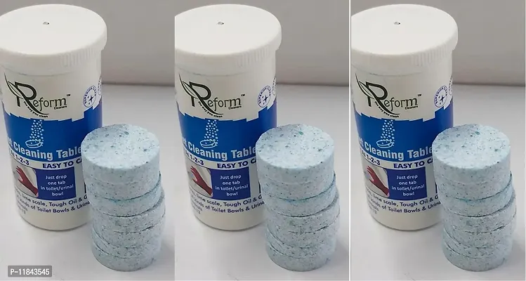 Reform Toilet Cleaner Tablets (Just Drop And Clean) Lemon Grass Fragrance Eco-Friendly Toilet Cleaner-thumb0