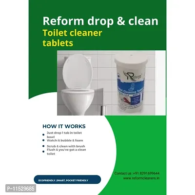 Reform toilet cleaning (drop  clean) tablets fresh fragrance ecofriendly pack of 10-thumb4