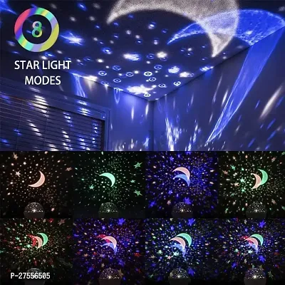 Star Master Galaxy Night Light lamp 360 Degree Rotating Sky Night Projector lamp 8 Colors Night Lights-thumb3