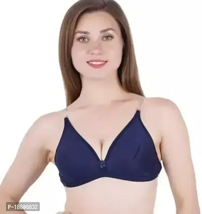 Stylish Fancy Cotton Blend Solid Non Padded Everyday Bras For Women Pack Of 1-thumb0