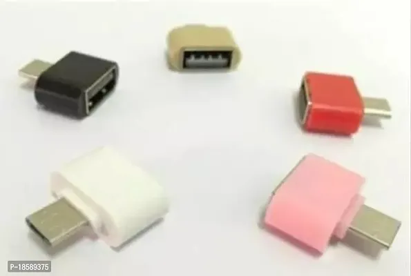 Premium Quality Micro USB OTG Adapter Pack Of 5-thumb0