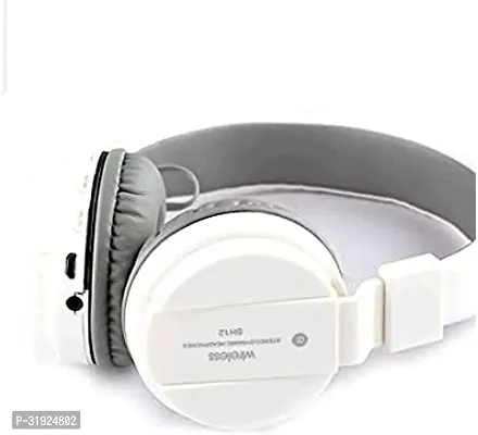 Elegant White Bluetooth Wireless Headphones-thumb0