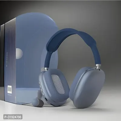 Elegant Blue Bluetooth Wireless Headphones