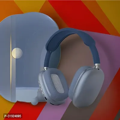 Elegant Blue Bluetooth Wireless Headphones