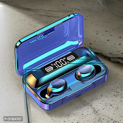 Elegant Blue Bluetooth Wireless Earbuds