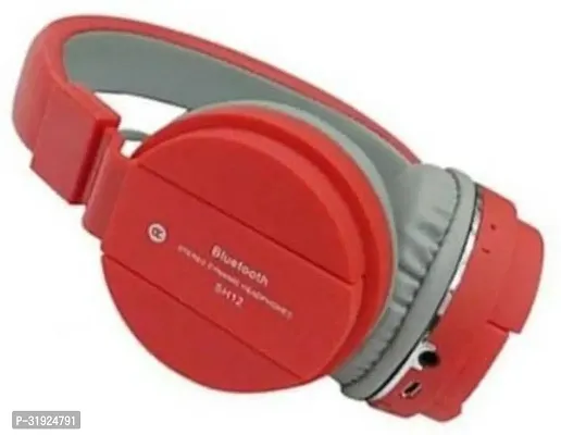 Elegant Red Bluetooth Wireless Headphones