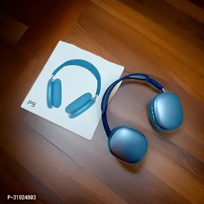 Elegant Blue Bluetooth Wireless Headphones