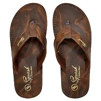 SQUASH Men's Synthetic Flip Flops Slippers Bathroom Slippers-thumb1