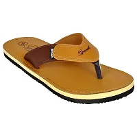 Tan Eva Flip Flops For Men-thumb1