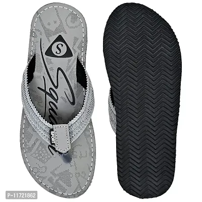 Grey Eva Flip Flops For Men-thumb4