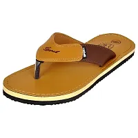 Tan Eva Flip Flops For Men-thumb3