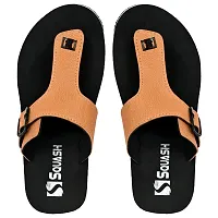 Classic Solid Flip Flops For Men-thumb1