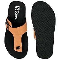 Classic Solid Flip Flops For Men-thumb4