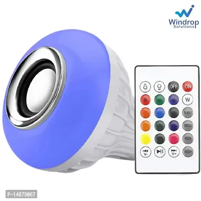 Windrop Solutions 7.00 LED RGB Light Bulb with Bluetooth Speaker - White-thumb4