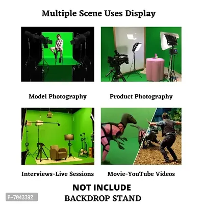 Windrop Solutionsreg; 8x12ft Green Screen Background Backdrop Photography Video Production Indoor-Outdoor Online Classes YouTube Live Gaming, TikTok, Vlogs, Insta, Reels, Home Decoration, Weddings, Parti-thumb2