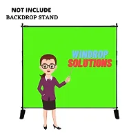Windrop Solutionsreg; 8x12ft Green Screen Background Backdrop Photography Video Production Indoor-Outdoor Online Classes YouTube Live Gaming, TikTok, Vlogs, Insta, Reels, Home Decoration, Weddings, Parti-thumb3