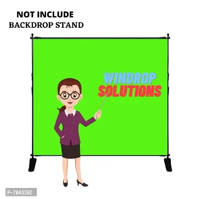 Windrop Solutionsreg; 8x12ft Green Screen Background Backdrop Photography Video Production Indoor-Outdoor Online Classes YouTube Live Gaming, TikTok, Vlogs, Insta, Reels, Home Decoration, Weddings, Parti-thumb4