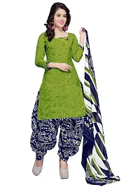 Rajnandini Women Beige And Light Green Cotton Printed Unstitched Salwar Suit Material (Combo Of 2)-thumb4