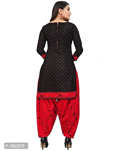 Rajnandini Women Purple And Black Cotton Printed Unstitched Salwar Suit Material (Combo Of 2)-thumb4