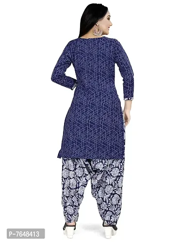 Rajnandini Women Blue And Purple Cotton Printed Unstitched Salwar Suit Material (Combo Of 2)-thumb4