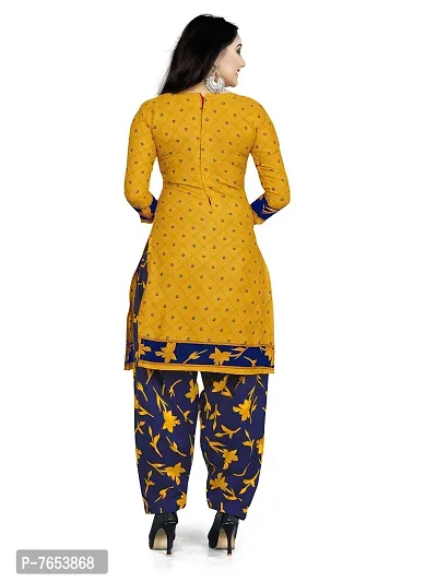 Rajnandini Women Yellow And Black Cotton Printed Unstitched Salwar Suit Material (Combo Of 2)-thumb3