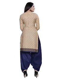 Rajnandini Women Beige And Pista Green Cotton Printed Unstitched Salwar Suit Material (Combo Of 2)-thumb2