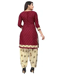 Rajnandini Women Blue And Maroon Cotton Printed Unstitched Salwar Suit Material (Combo Of 2)-thumb4