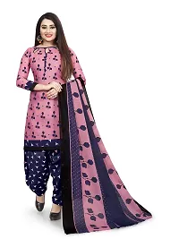 Rajnandini Women's Grey And Pink Cotton Printed Unstitched Salwar Suit Material (Combo of 2)-thumb3