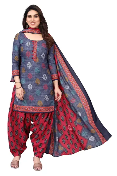 Hot Selling Cotton Dress Material with Dupatta