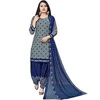 Rajnandini Women Grey And Beige Cotton Printed Unstitched Salwar Suit Material (Combo Of 2)-thumb1