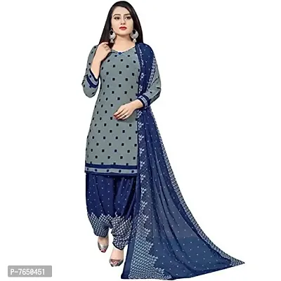 Rajnandini Women Grey And Beige Cotton Printed Unstitched Salwar Suit Material (Combo Of 2)-thumb2