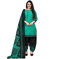 Rajnandini Women Light Green And Green Cotton Printed Unstitched Salwar Suit Material (Combo Of 2)-thumb1