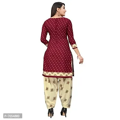 Rajnandini Women Light Green And Maroon Cotton Printed Unstitched Salwar Suit Material (Combo Of 2)-thumb3