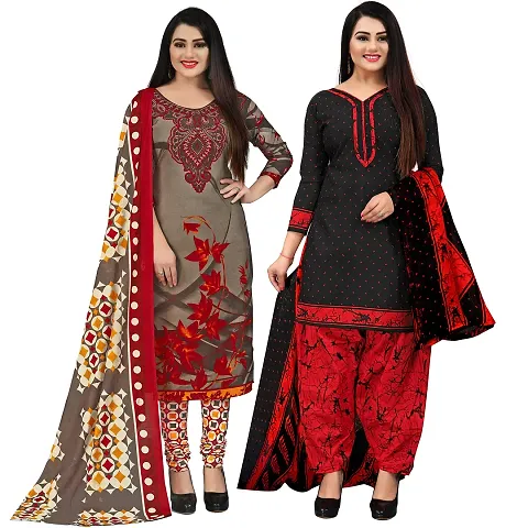 Rajnandini Women And Unstitched Salwar Suit Material (Combo Of 2)