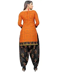 Rajnandini Women Yellow And Orange Cotton Printed Unstitched Salwar Suit Material (Combo Of 2)-thumb4