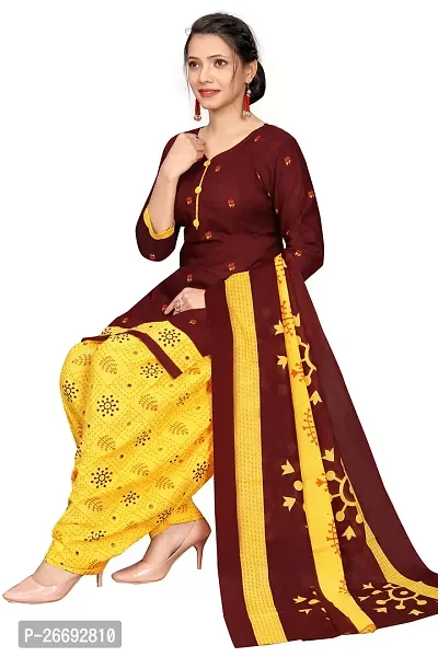 Beautiful Maroon Cotton Blend Kurta Bottom and Dupatta Set For Women-thumb4