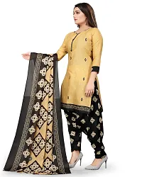 Rajnandini Women Beige Cotton Printed Unstitched Salwar Suit Material (Joplvsm4206)-thumb2